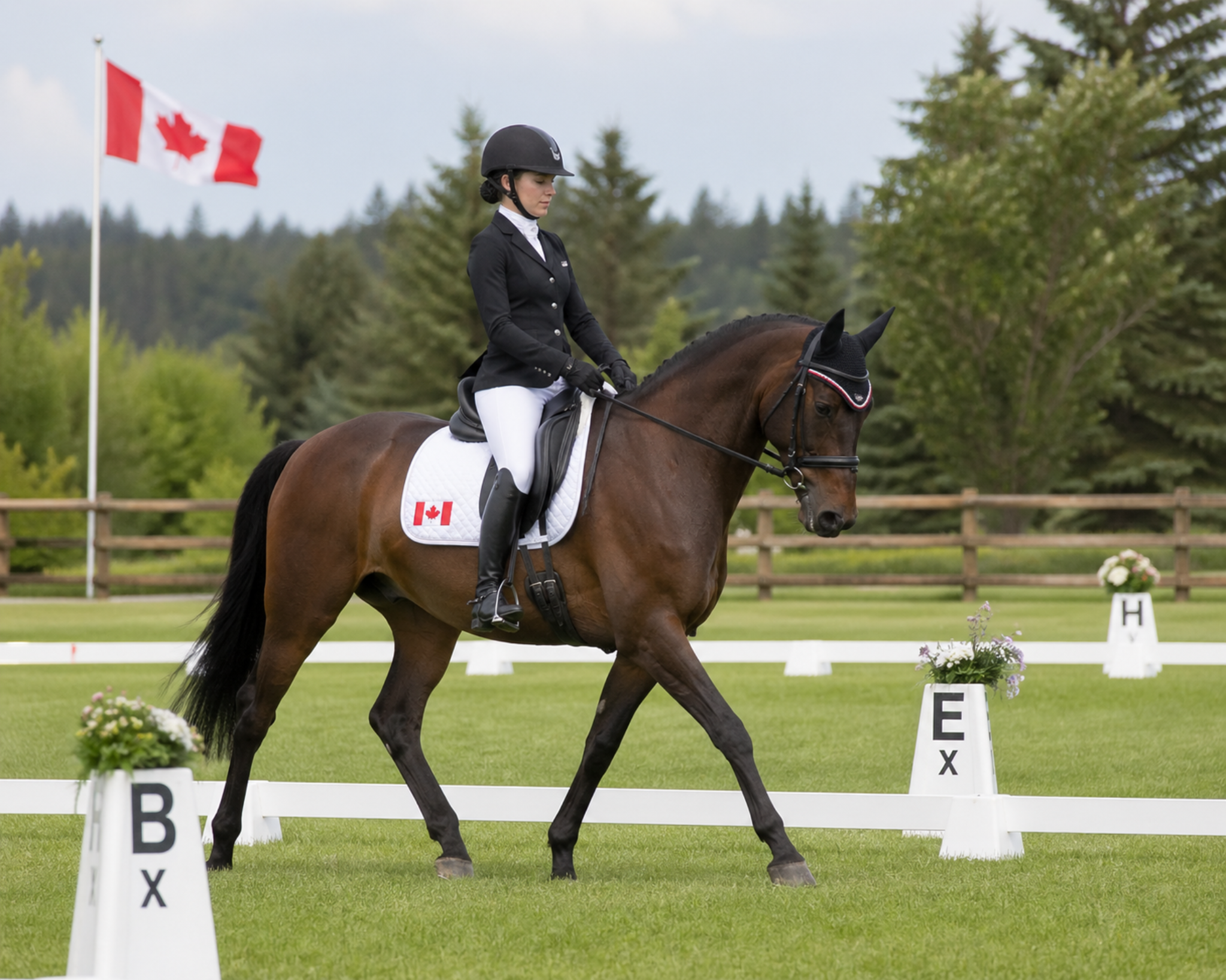 Image of a Canadian rider